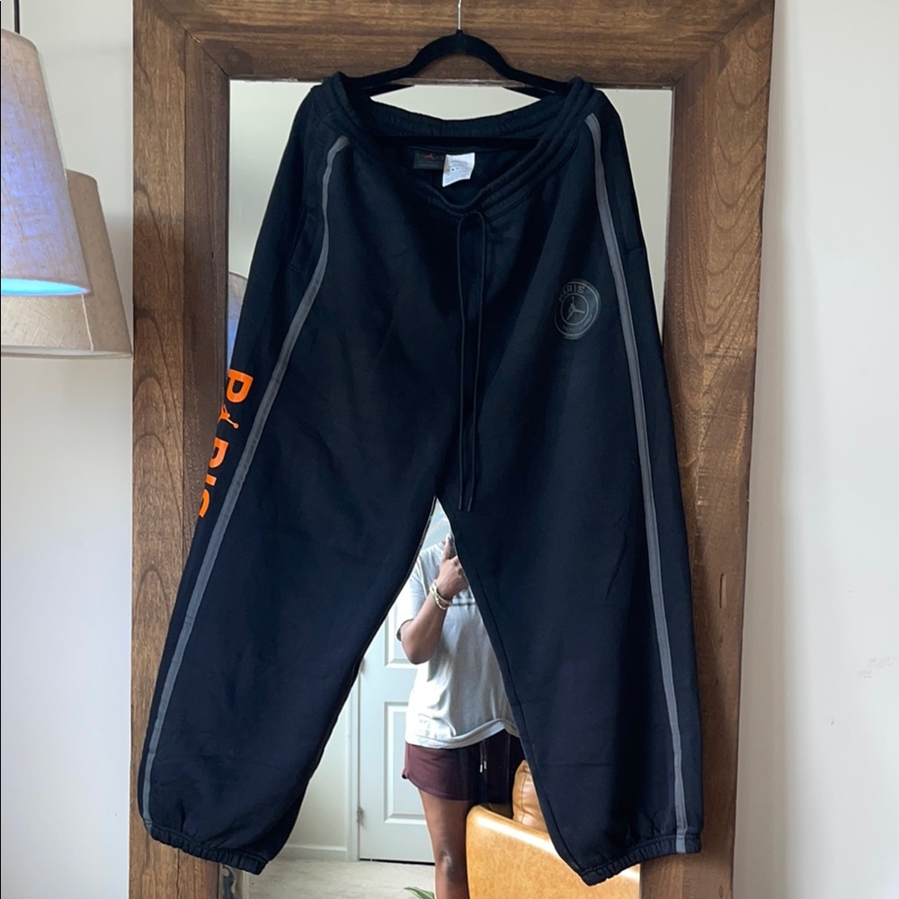 Jordan Paris Saint Germain PSG Fleece Sweatpants Black XL